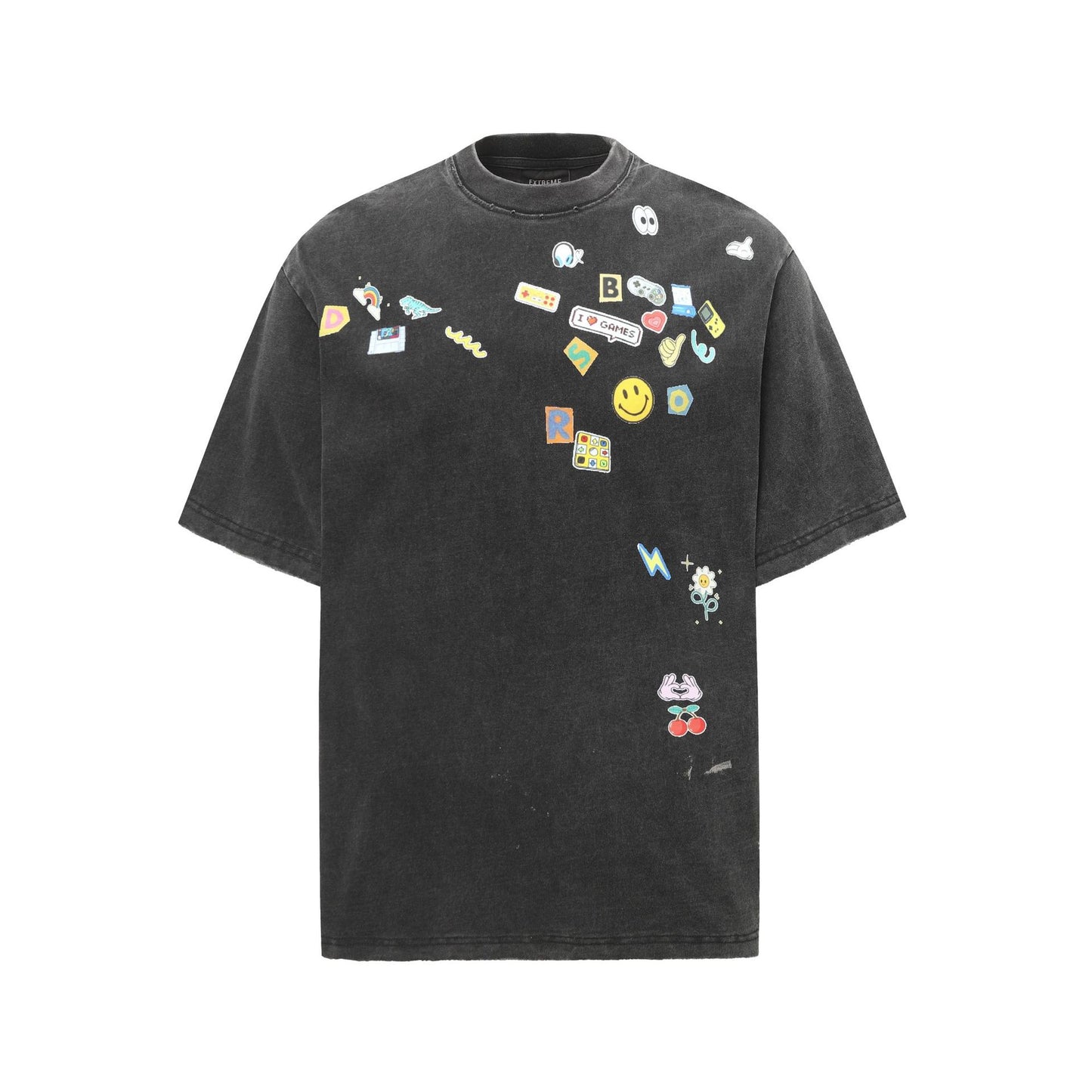 Remeras rock nacional summer vintage wash t-shirt short sleeves