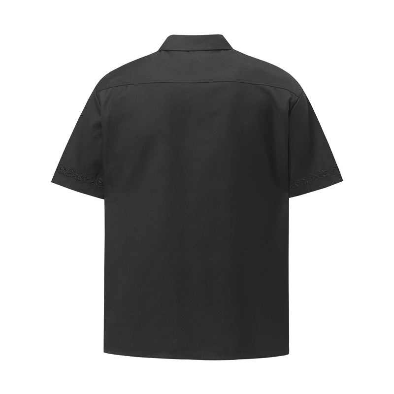 Hip Hop Shirts For Boys Short Sleeve Shirts, Summer, Loose Shirts