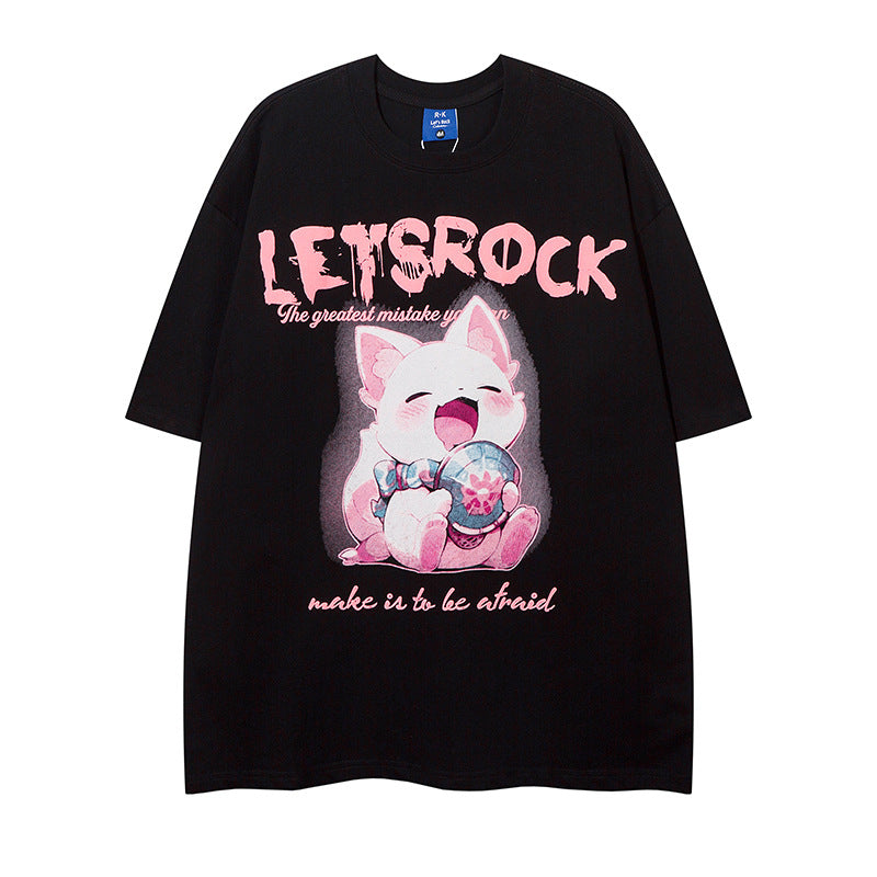 Nyc 1990 Shirt Summer Loose Cartoon Short Sleeve T-Shirt