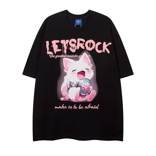 Nyc 1990 Shirt Summer Loose Cartoon Short Sleeve T-Shirt