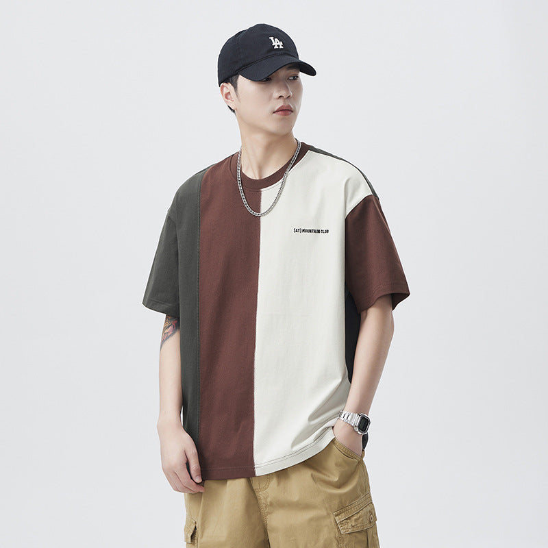 Men T-shirts Short Sleeve Summer Vintage Top