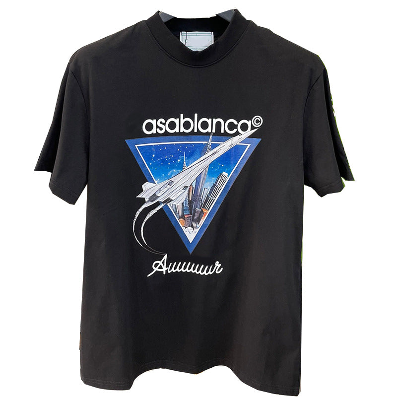 East Coast Shirts Summer Casual Crew Neck Short Sleeve Men's T-Shirt Top