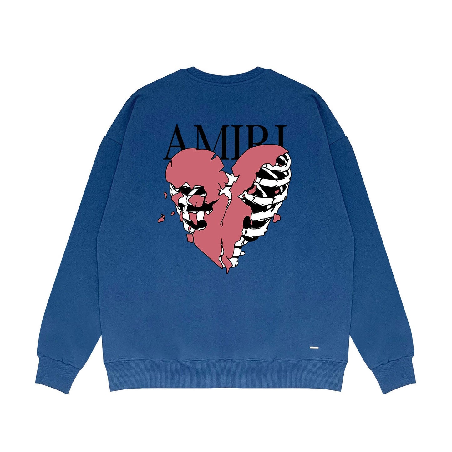 Amiri Long Sleeved Shirt Fashion Brand Crew Sweatshirts round Neck Sweater