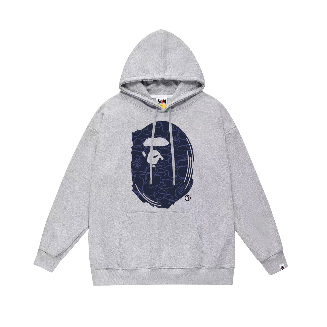 Ape Hoodie Autumn/Winter Letter Print Loose Hoodie Pullover Ape Sweater