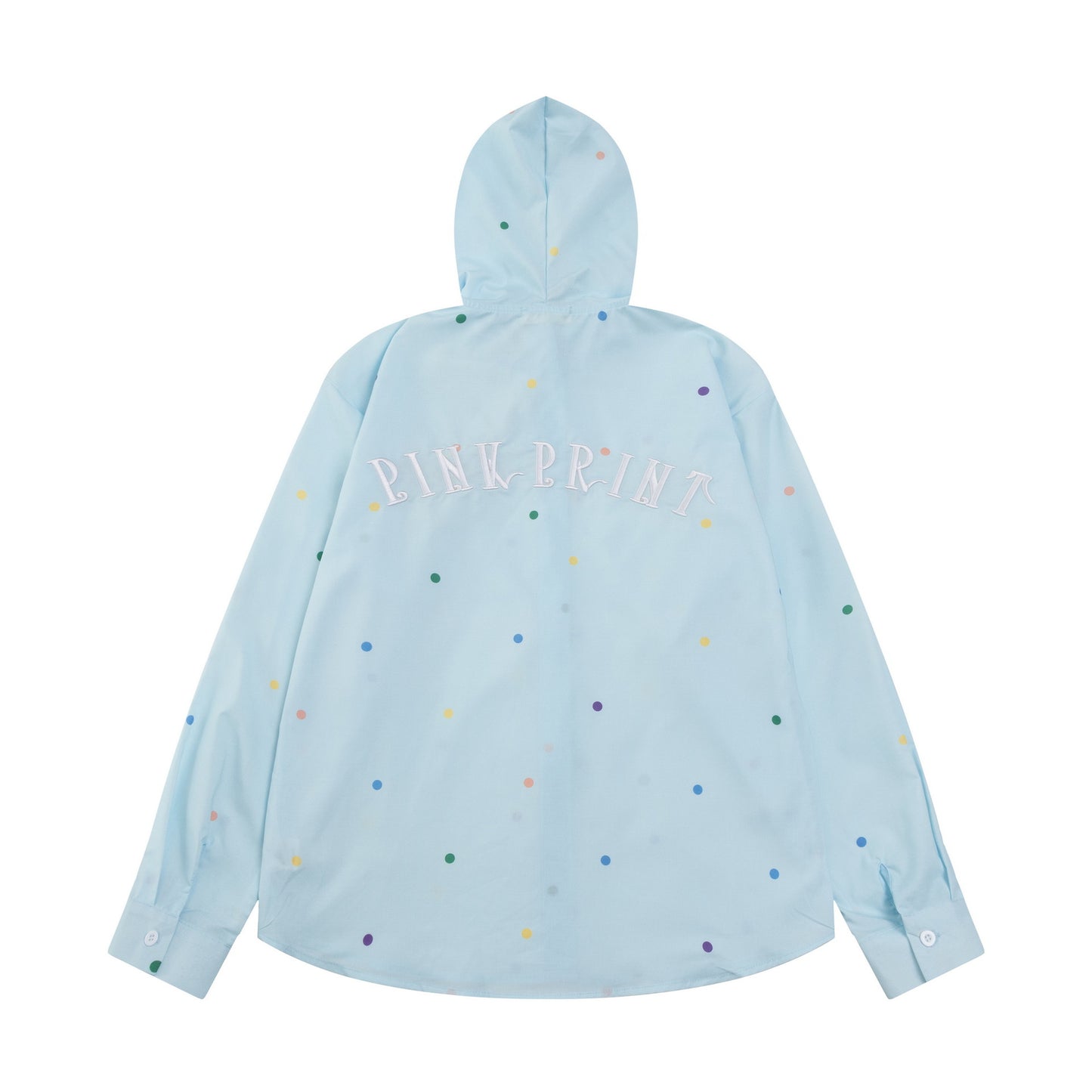 New York Hip Hop Style Cartoon Alphabet Embroidered Hooded Shirt Loose Casual Top