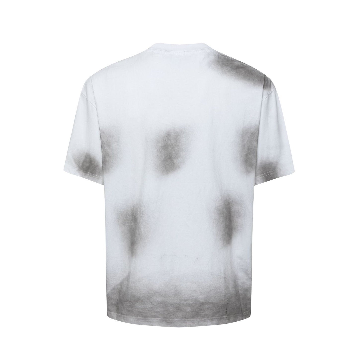 Unisex T-shirts Summer Dirty Letter Map Men's Loose Short Sleeve T-Shirt