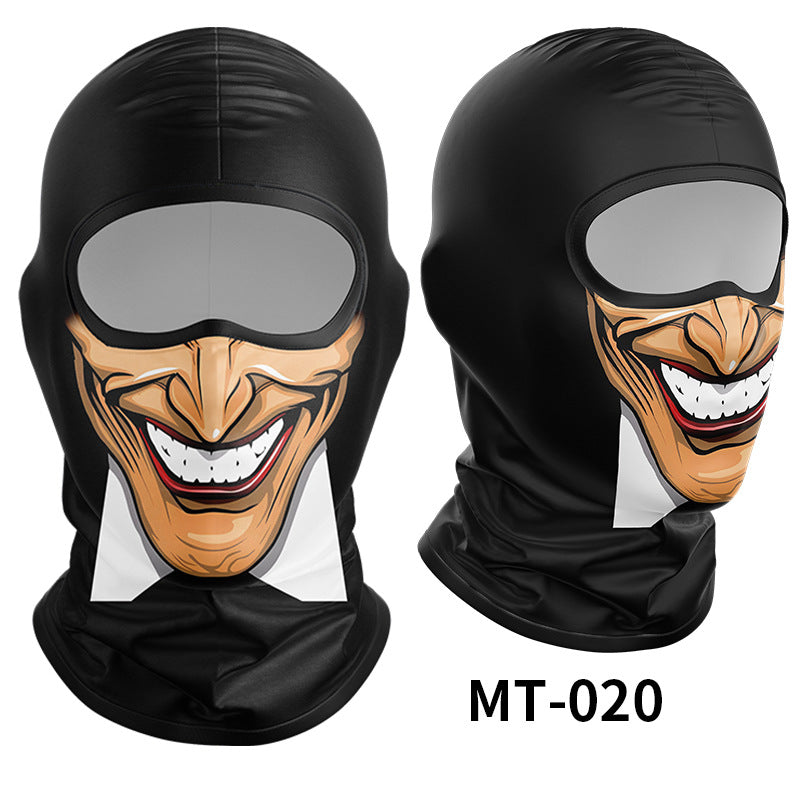 Cycling Windproof Hood Sunscreen Windproof Ice Silk Mask Men's and Women's Full Face