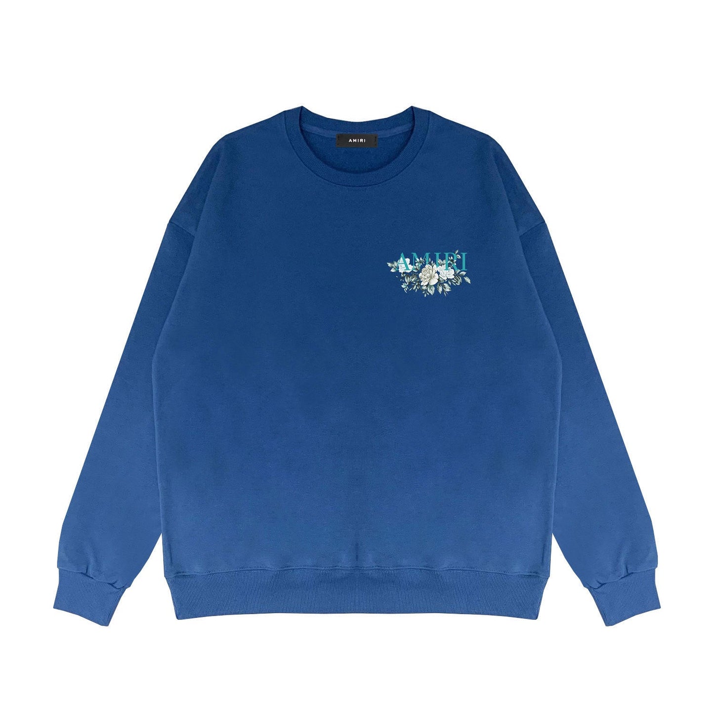 Amiri Long Sleeved Shirt Fashion Brand Crew Sweatshirts round Neck Sweater