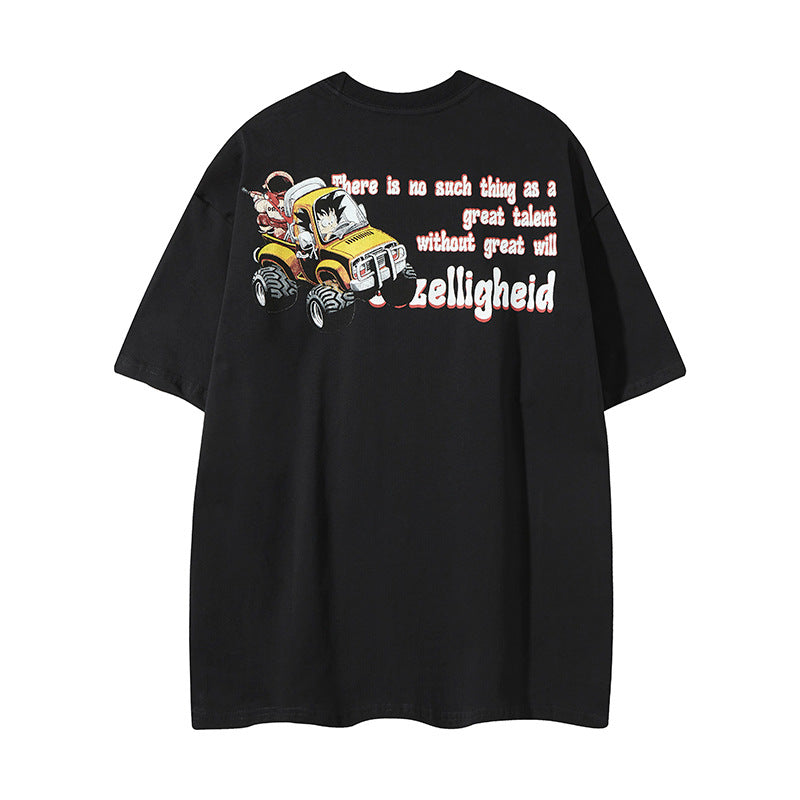 Nyc 1990 Shirt Retro Short Sleeve T-Shirt Cartoon T-Shirt