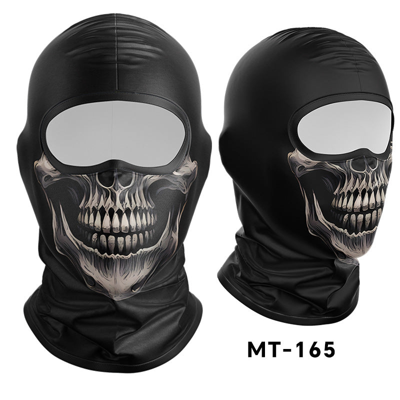 Cycling Windproof Hood Sunscreen Ice Silk Fabric