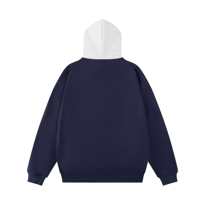 Streetwear Hoodie Sweater Spring Color Letter Print Loose Hoodie