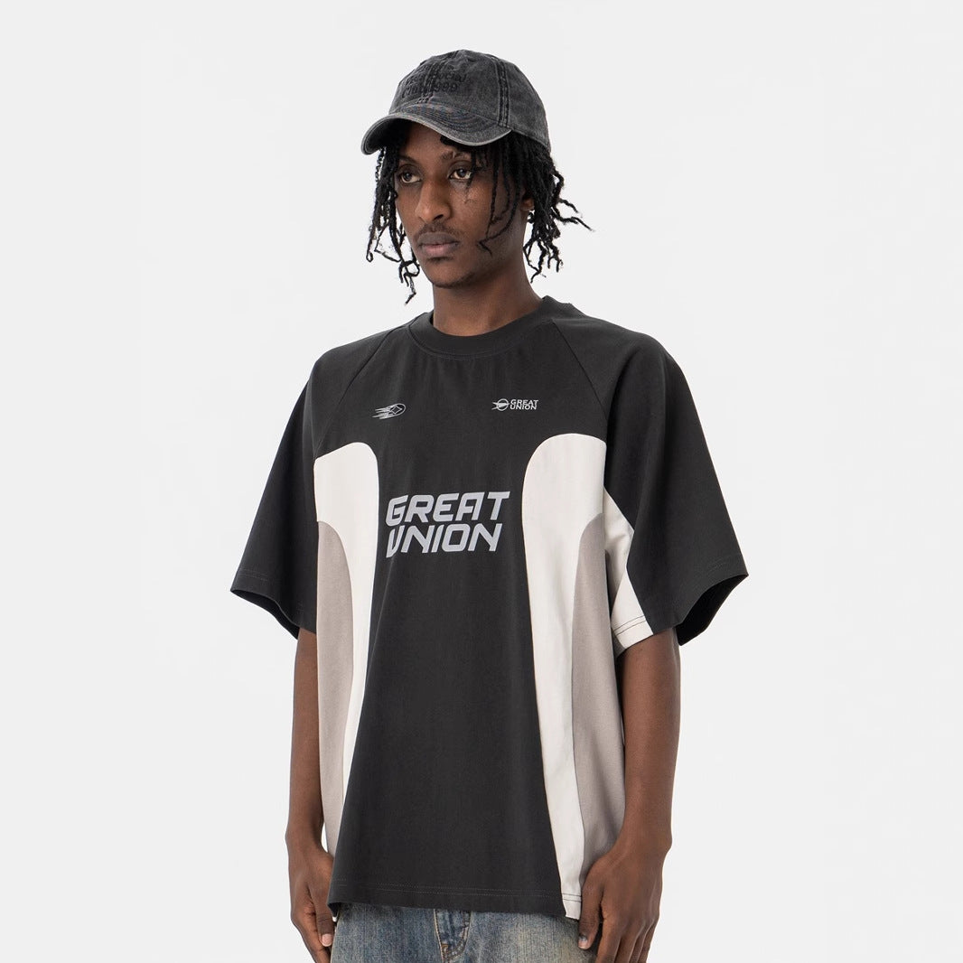 Vintage 90s Hip Hop Clothing Summer Vintage Crew Neck Short Sleeve T-Shirt