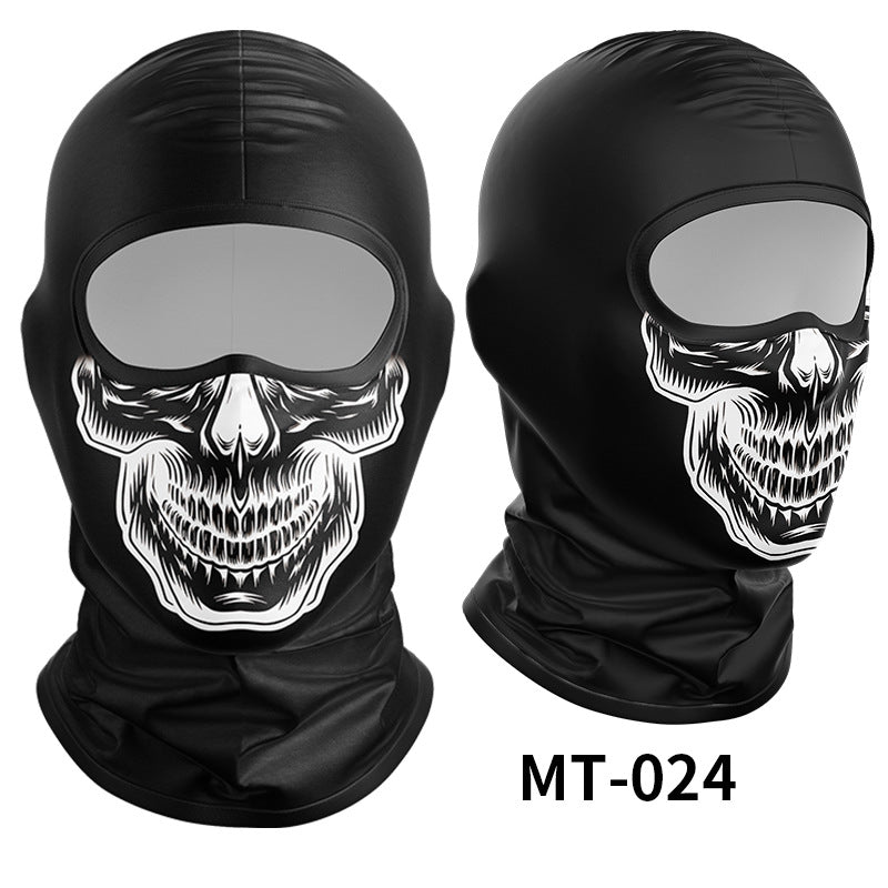 Cycling Windproof Hood Sunscreen Windproof Ice Silk Mask Men's and Women's Full Face