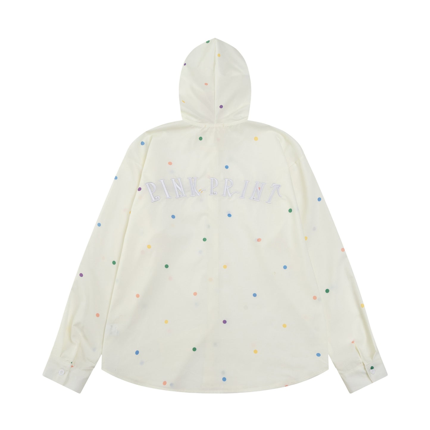 New York Hip Hop Style Cartoon Alphabet Embroidered Hooded Shirt Loose Casual Top