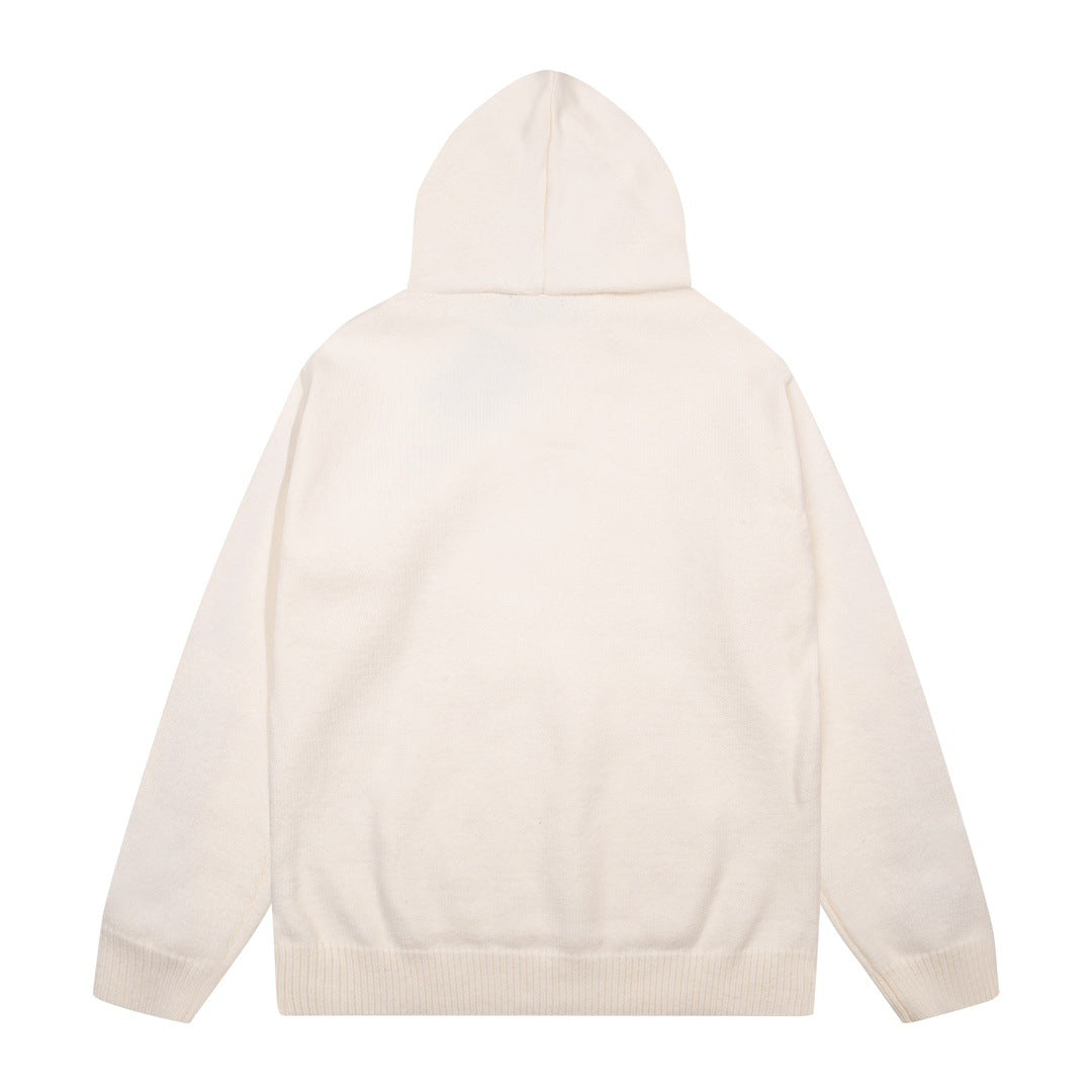 Amiri Sweater Fashion Loose Hooded Sweater