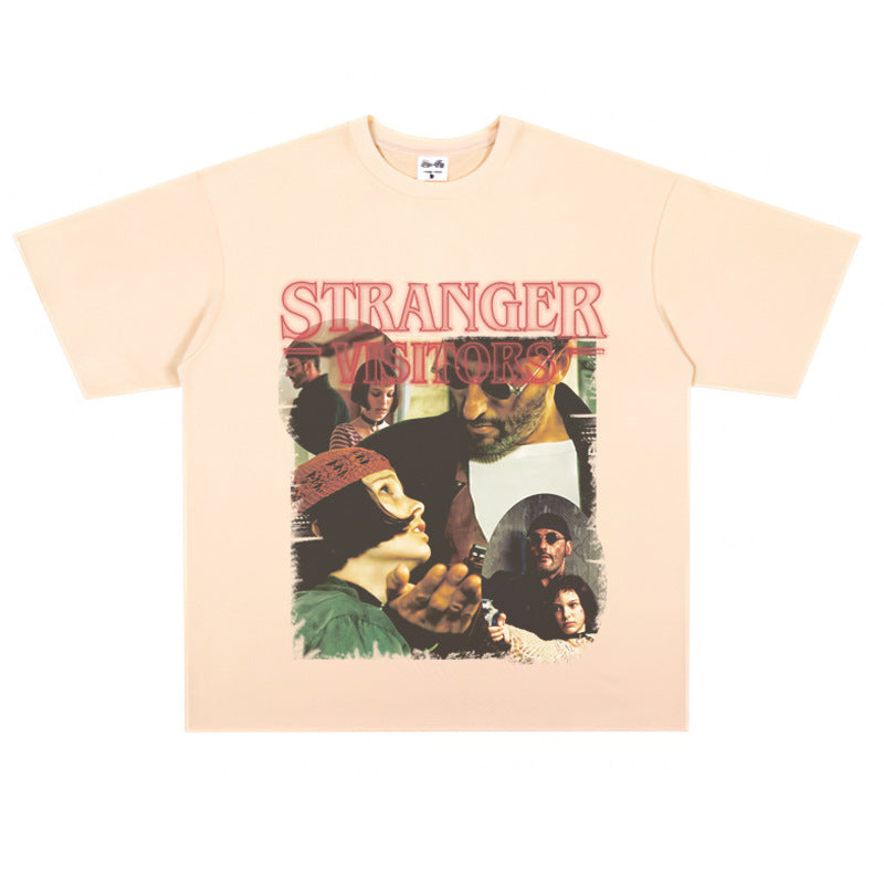 Film Star T Shirt Movie This Killer Is Not Too Cold Trendy Pure Cotton Short Sleeve Loose T-shirt Men and Women