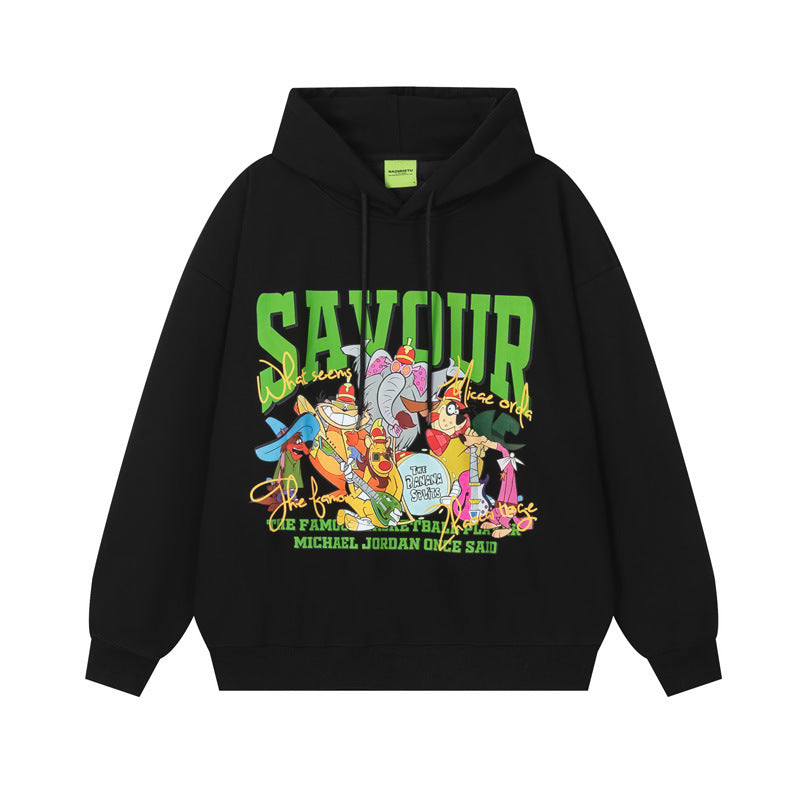 Vice streetwear hooded sweater autumn and winter loose hoodie