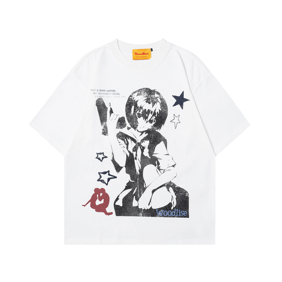 90s West Coast Hip Hop Fashion T Shirts Summer Vintage Loose Crew Neck Short Sleeve T-Shirt