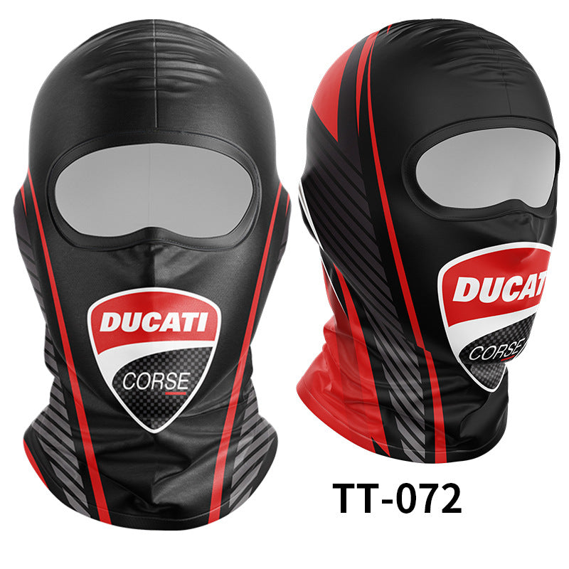Cycling Windproof Hood Ice Silk Headgear Men's Lined Cap