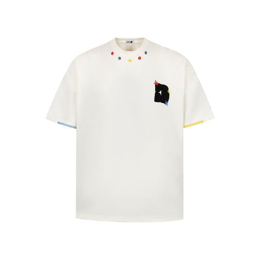 Vintage Usa Shirt Vintage Embroidered Short Sleeve T-Shirt