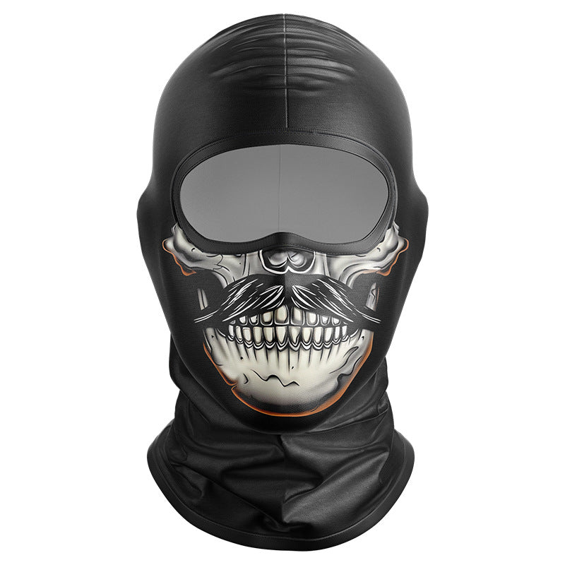Cycling Windproof Hood Sunscreen Ice Silk Fabric