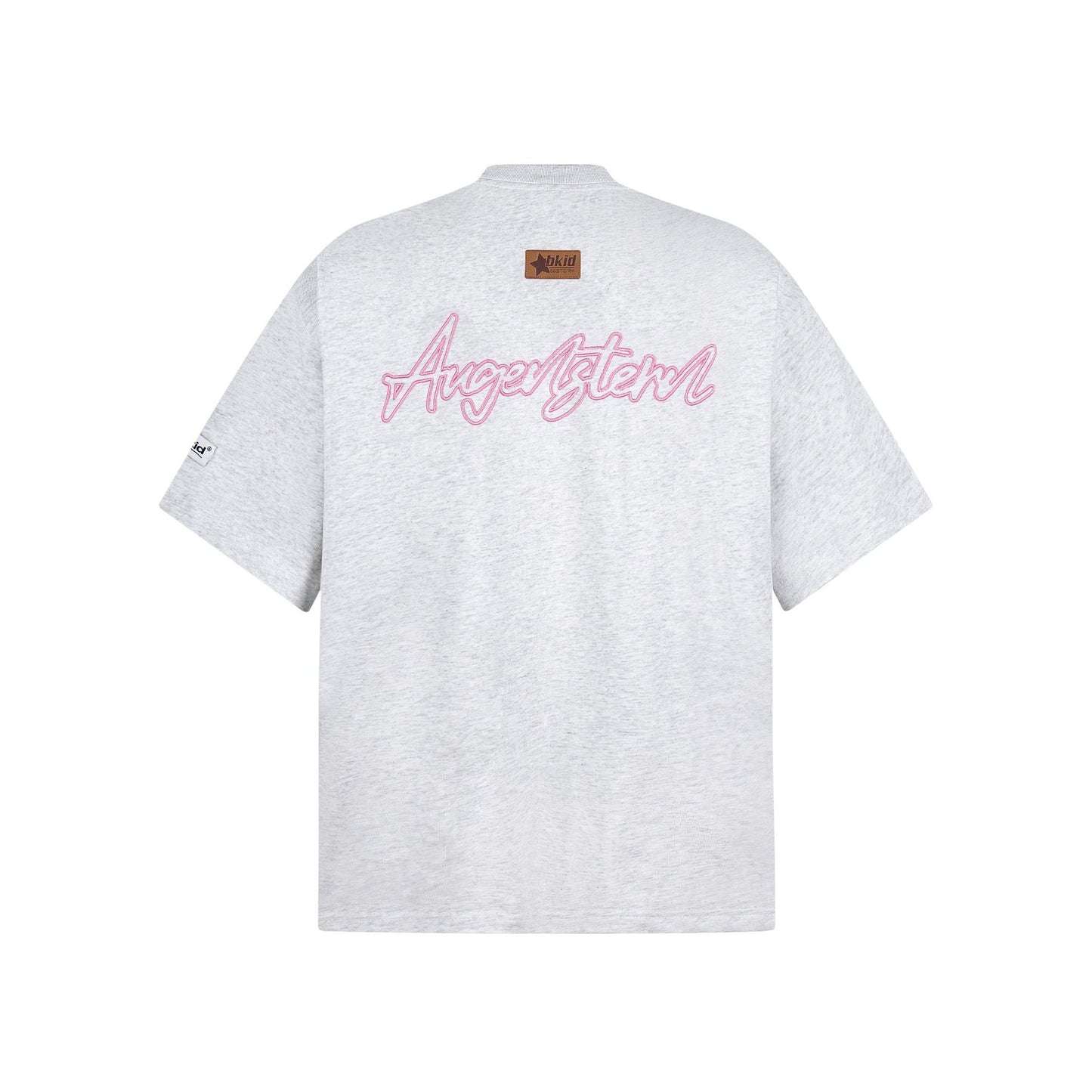 Hip Hop Shirts For Boys Embroidered Loose Short Sleeve Letter Print T-Shirt