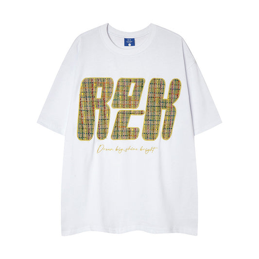 Nyc 1990 Shirt Casual Sports Vintage Loose Short Sleeve