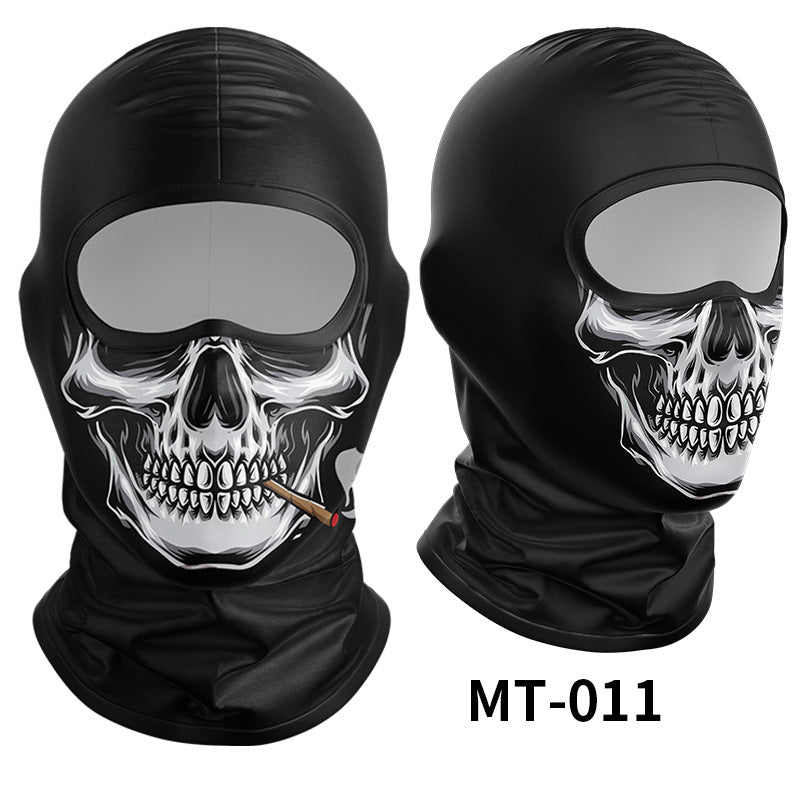 Cycling Windproof Hood Sunscreen Windproof Ice Silk Mask Men's and Women's Full Face