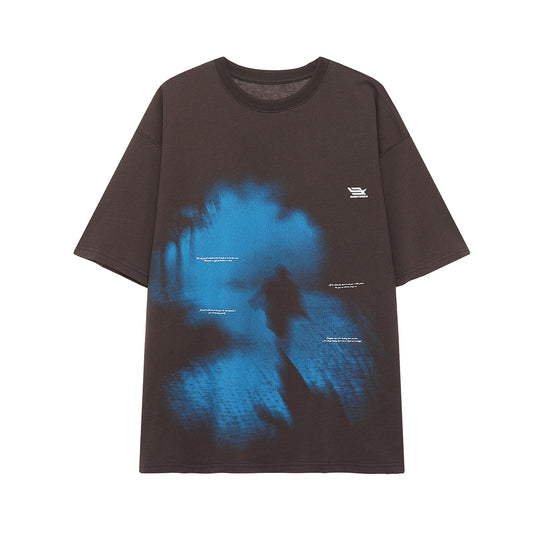 1990 Fashion T-Shirt Loose Character Print Short Sleeve T