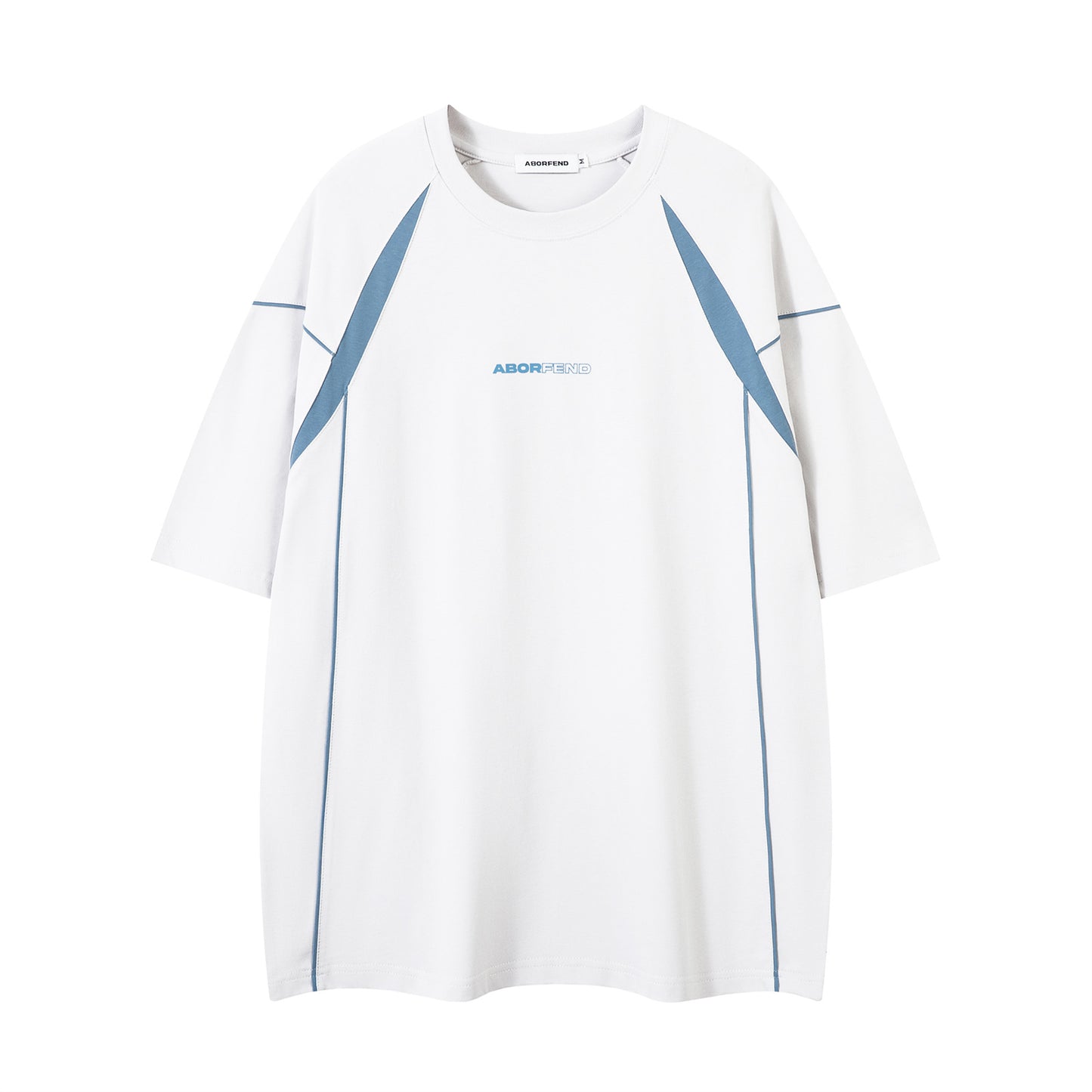 Distorted vintage casual short-sleeved t-shirt top