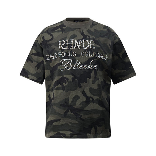 Casual Street Wear Vintage Short Sleeve T-Shirt Crew Neck Summer Top