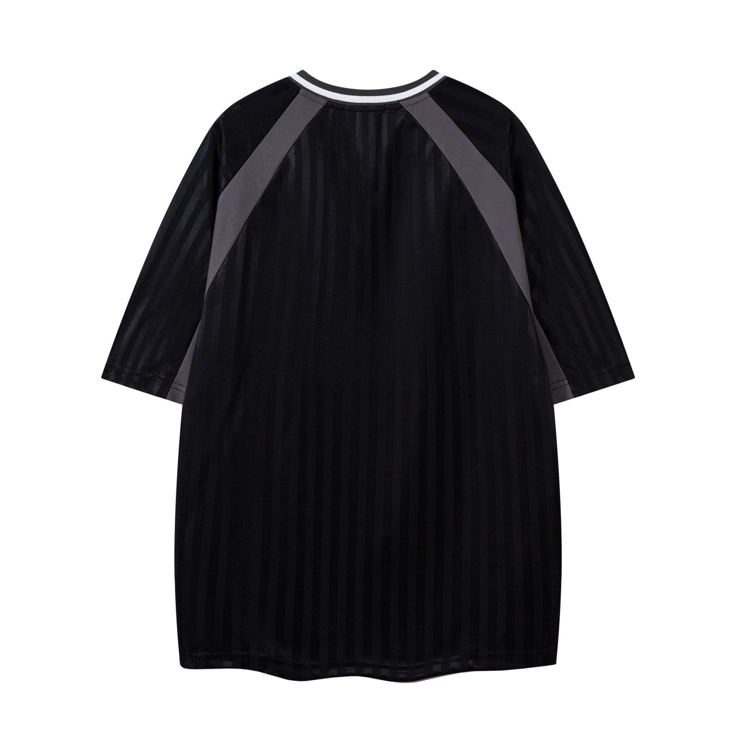 Hip Hop Clothing Summer Open Neck Sweatshirt Short Sleeve T-Shirt
