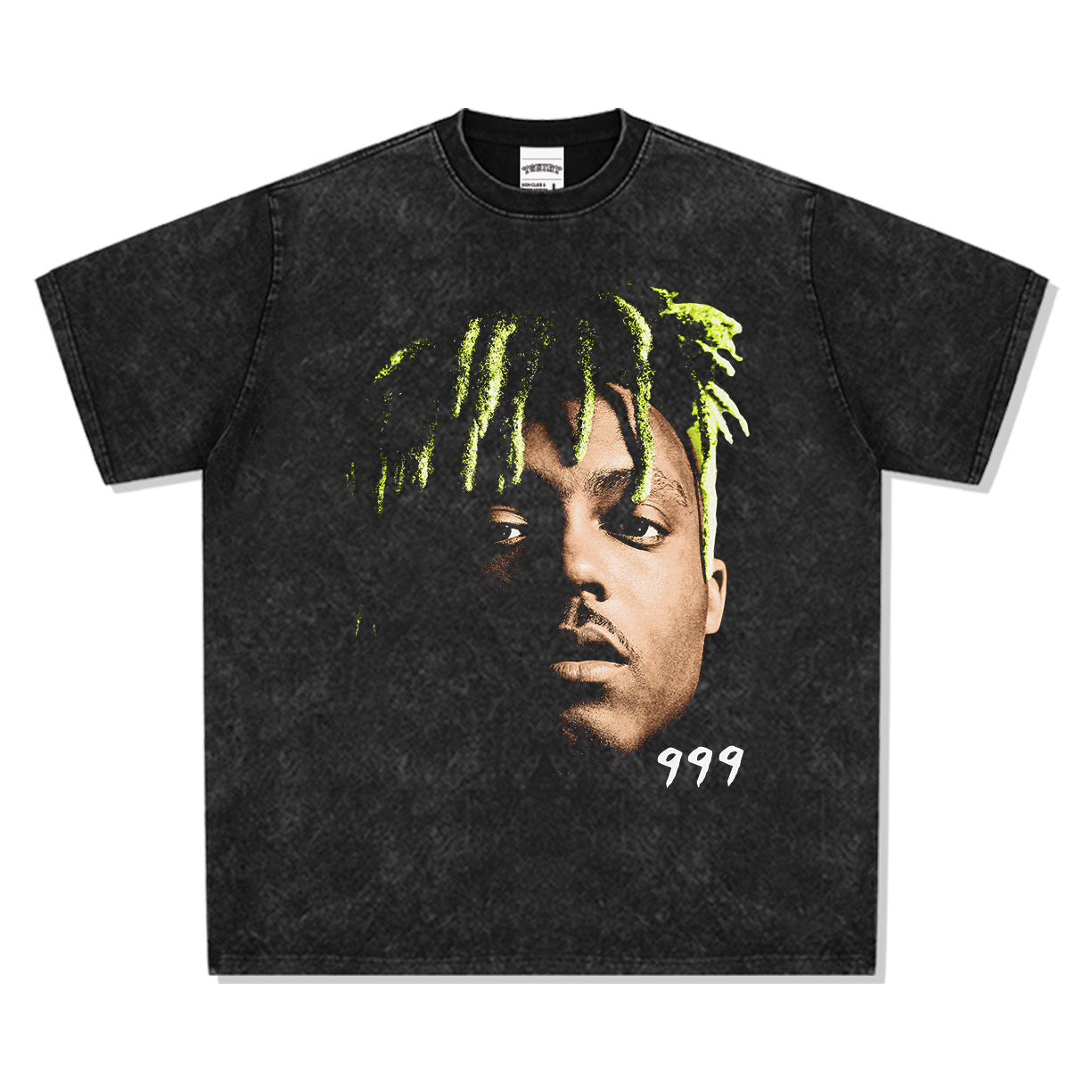 Marcas streetwear usa hip hop Juice Wrld print short sleeve t-shirt