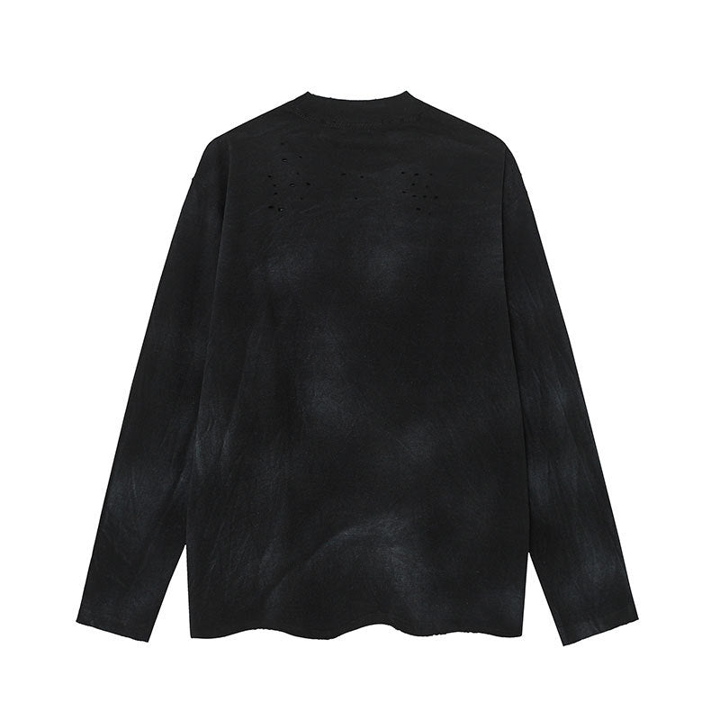 Marcas De Streetwear Vintage Alphabet Print Long Sleeve T-Shirt