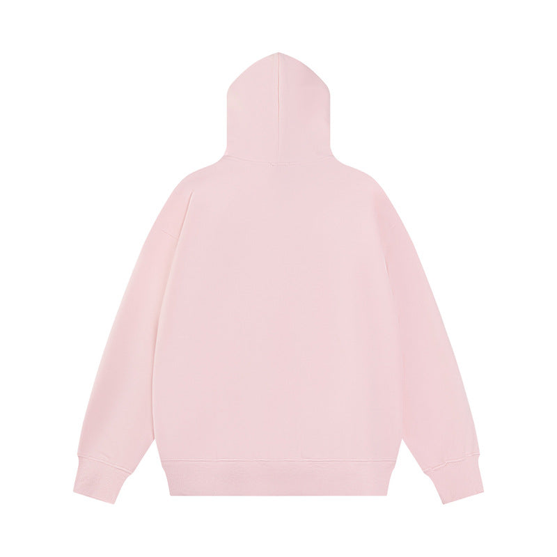 Streetwear Hoodie Embroidered Hooded Sweater Vintage Loose Hoodie