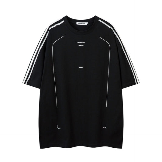 Retro Style Shirt For Men Summer Vintage Loose T-Shirt Short Sleeve