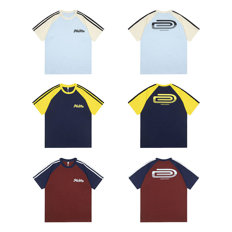 Vintage Tišö Rt Hip Hop Short Sleeve Loose T-Shirt