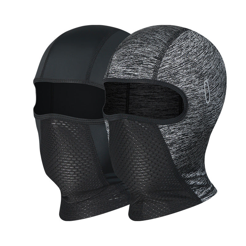 Cycling Windproof Hood Sunscreen UV Protection Full Face Ice Silk Fabric Men's and Women's Spring and Summer