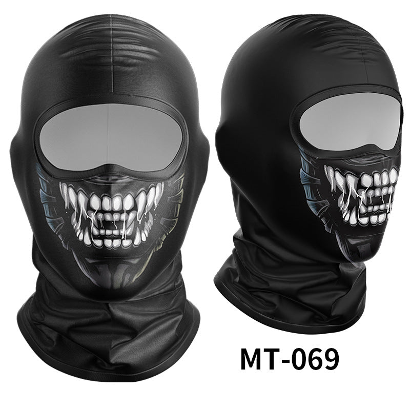 Cycling Windproof Hood Breathable Sunscreen Men's and Women's Ice Silk Fabric