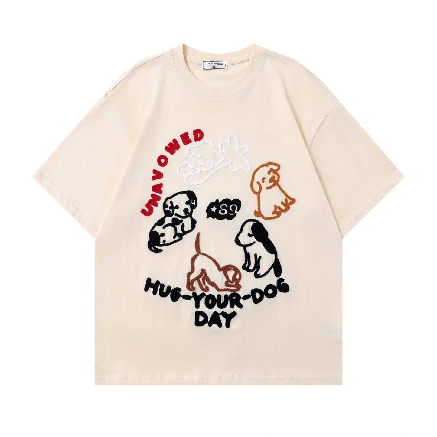 Vintage tarz t shirt vintage puppy short sleeve t-shirt summer loose casual top