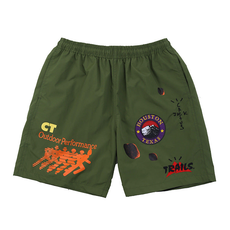 Vic Streetwear Summer Hip Hop Loose Sports Shorts