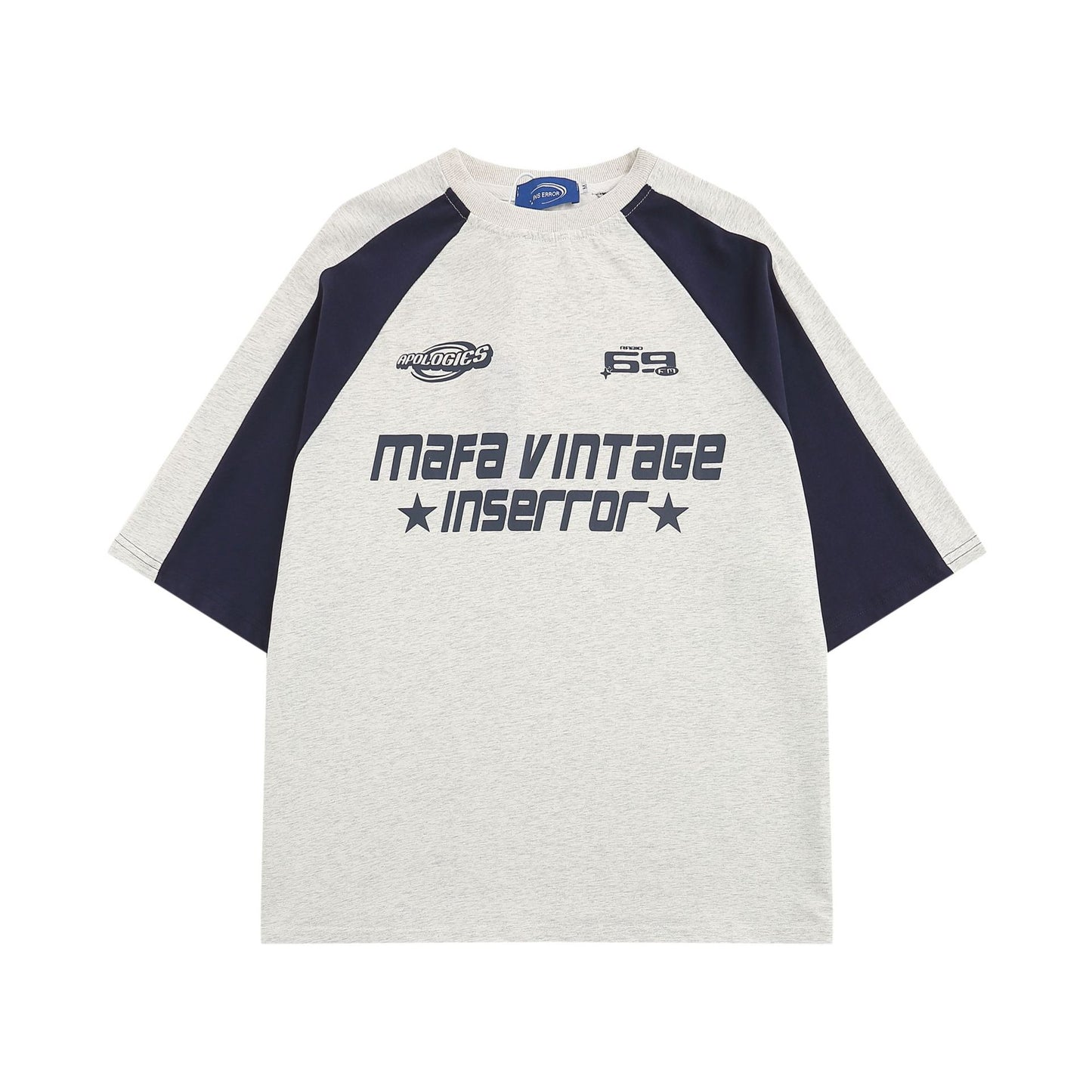 1990 Fashion T-Shirt Loose Retro Short Sleeve