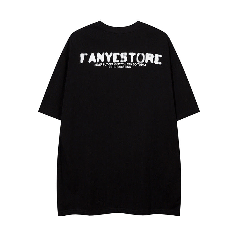 Hip hop shirt short sleeve t-shirt summer loose