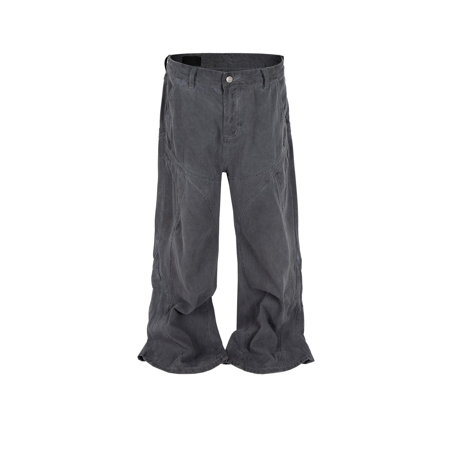 Rock Revival Jeans Trousers Men's Washed Grey Jeans