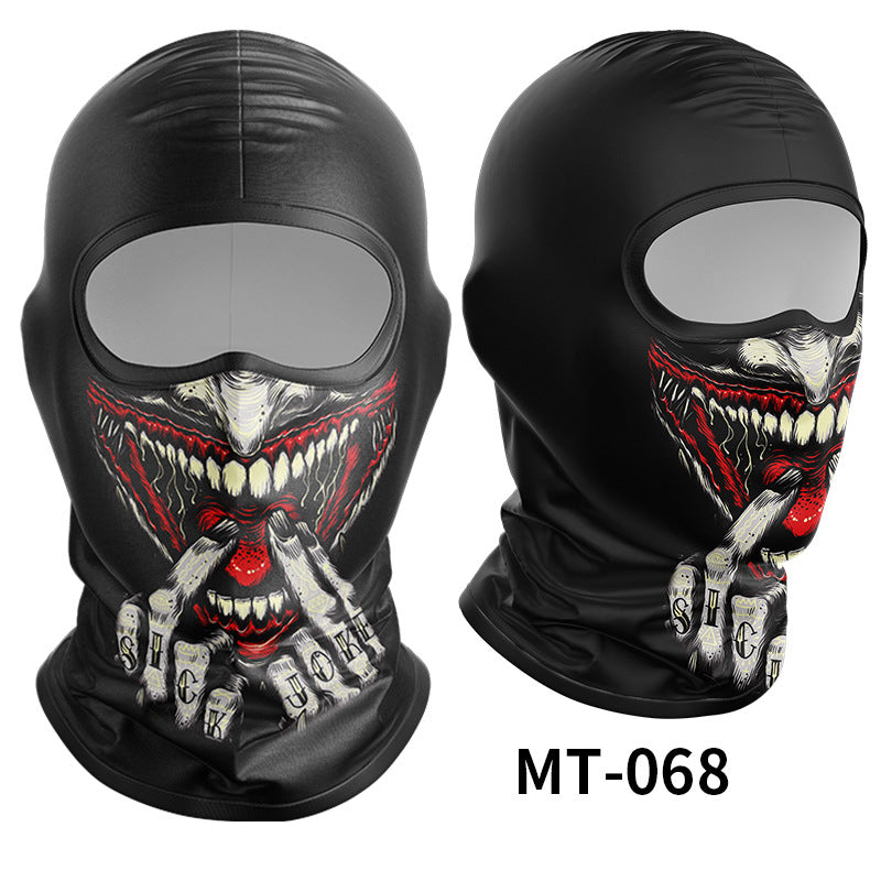 Cycling Windproof Hood Breathable Sunscreen Men's and Women's Ice Silk Fabric