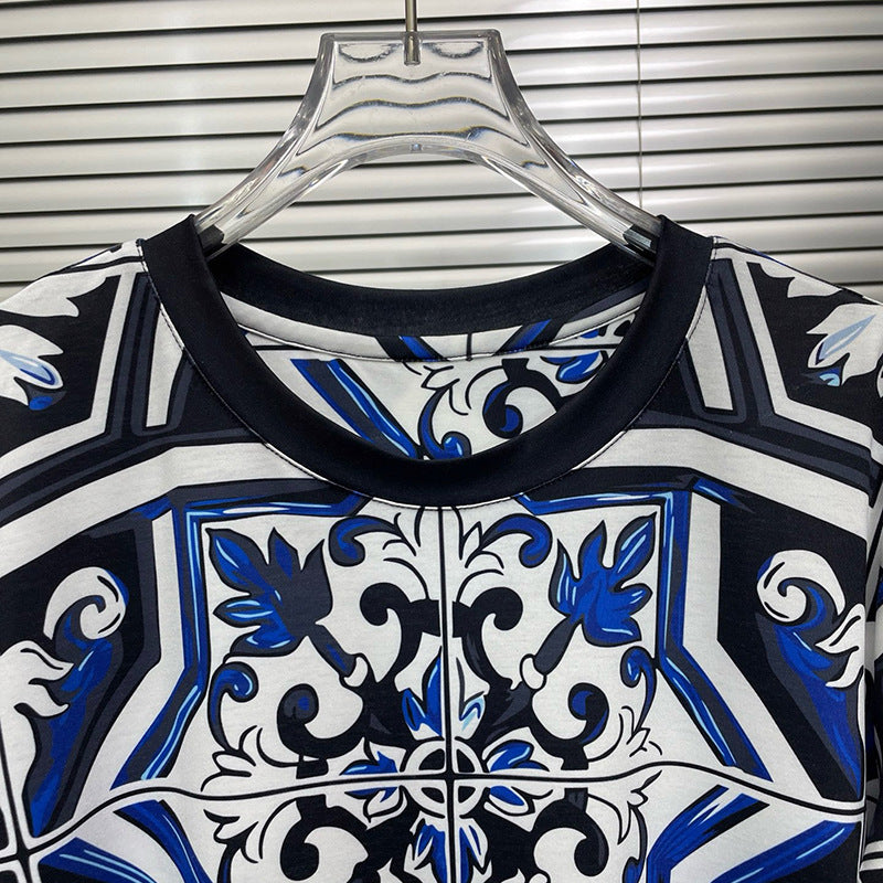 East Coast Shirts Spring/Summer Casual Men's Short Sleeve Crew Neck Men's T-Shirts