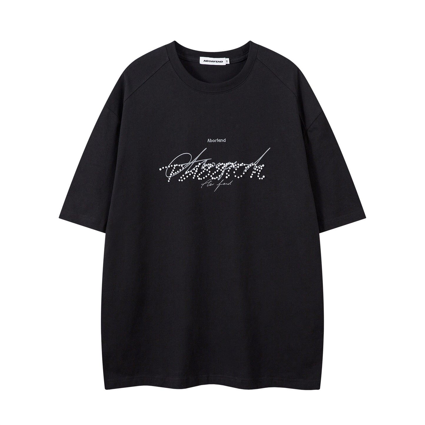 Distorted vintage short-sleeved t-shirt summer loose casual top