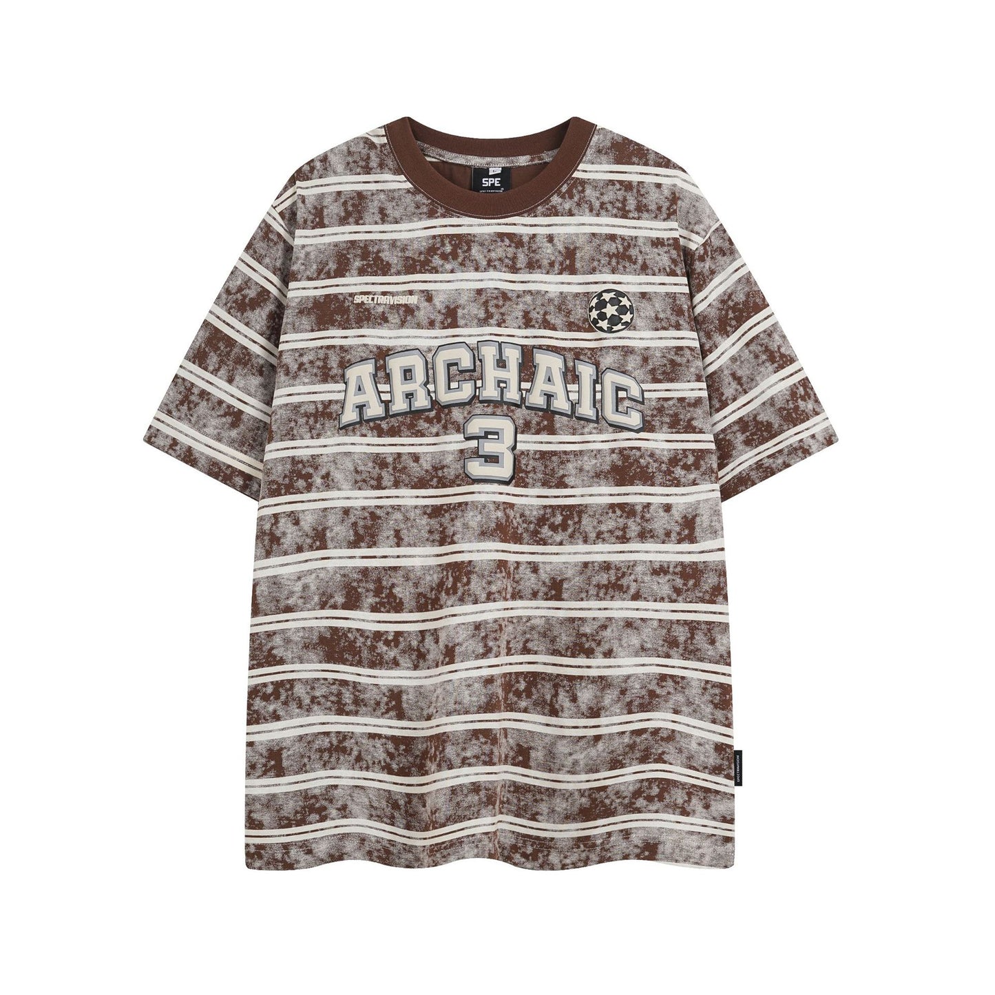 Vestimenta De Los 90 Summer Jersey Vintage Graffiti Striped Short Sleeve T-Shirt