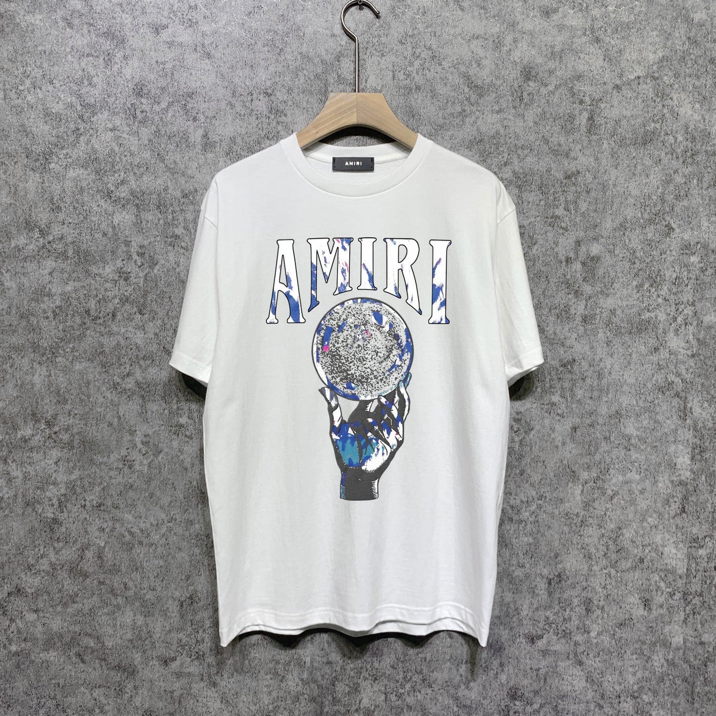Amiri T-Shirt Personality Creative Printing Short Sleeve T-shirt Blouse
