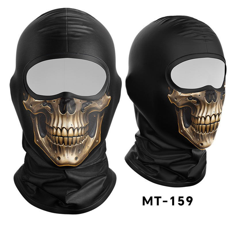Cycling Windproof Hood Sunscreen Ice Silk Fabric